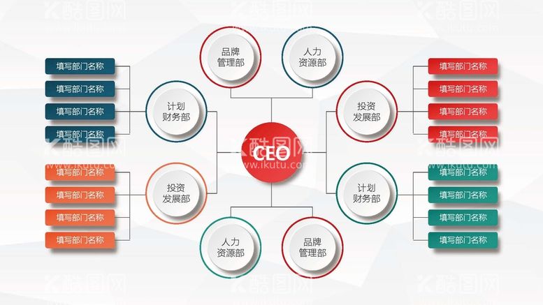 编号：12822810262026387344【酷图网】源文件下载-组织构架图 