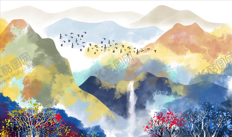 编号：21440806151441414563【酷图网】源文件下载-水墨山水