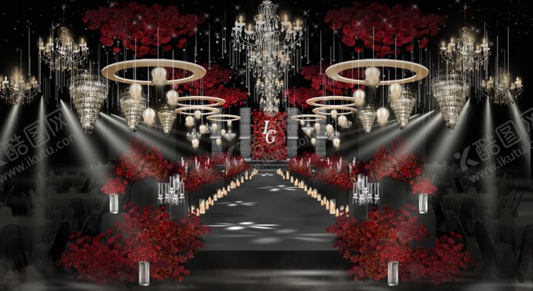 编号：21562511021526234391【酷图网】源文件下载-华丽舞台摇滚演出场景