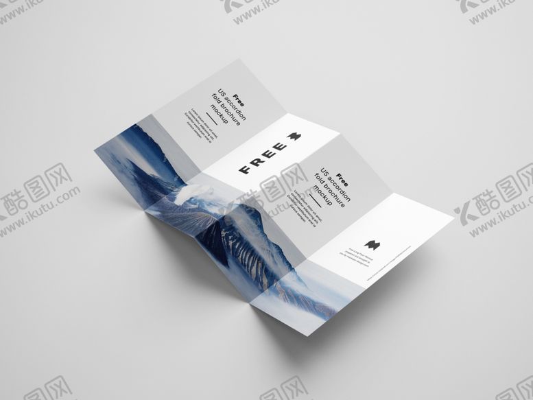 编号：13225010021326429184【酷图网】源文件下载-三折页宣传册样机