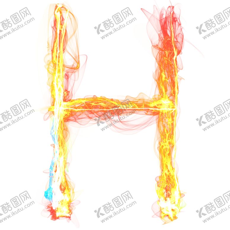 编号：94832310040313596141【酷图网】源文件下载-字母H火焰特效