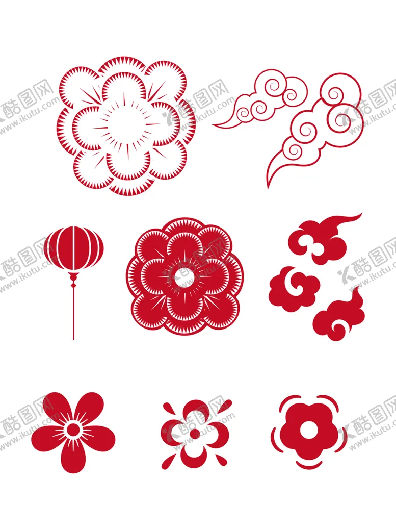 编号：41019604222037012452【酷图网】源文件下载-中国风祥云图案花纹底纹PNG