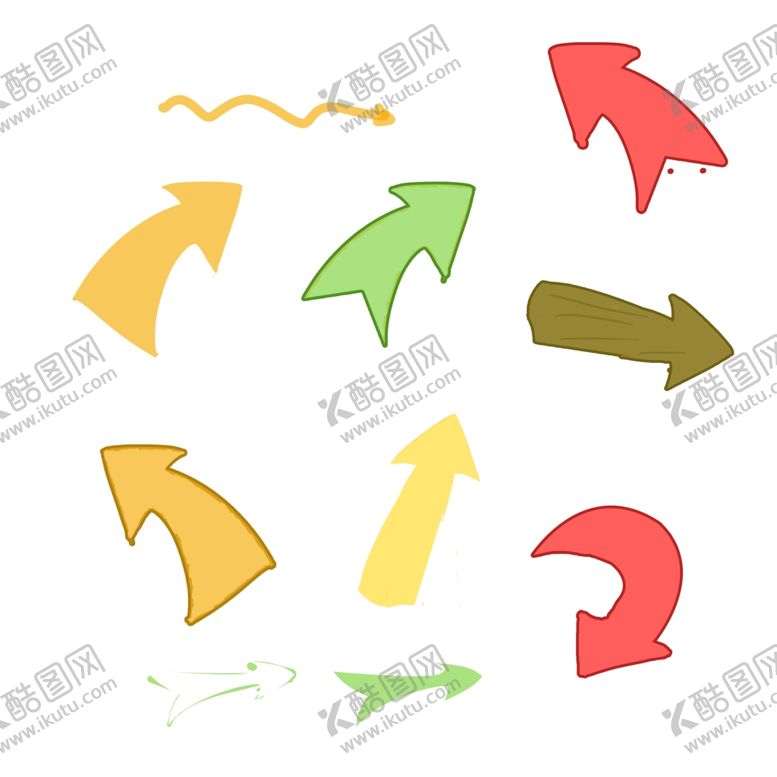编号：66315002130305359492【酷图网】源文件下载-各种箭头图片