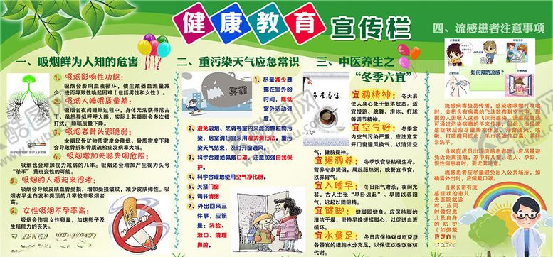 编号：66623007032023462790【酷图网】源文件下载-健康教育宣传栏