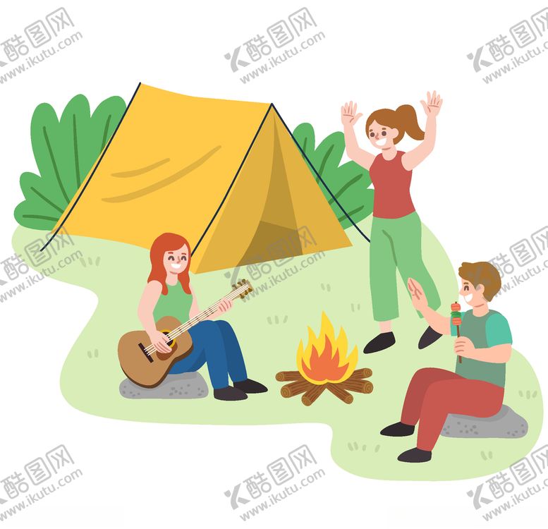 编号：63848609201929234338【酷图网】源文件下载-露营
