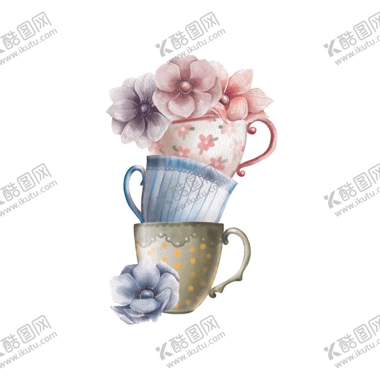 编号：14175206280245244927【酷图网】源文件下载-水彩花卉