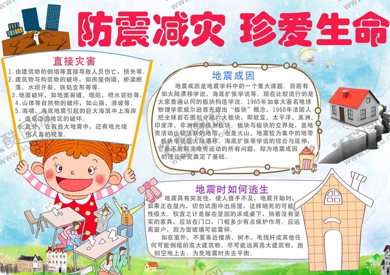 编号：91547809241331132618【酷图网】源文件下载-防震减灾