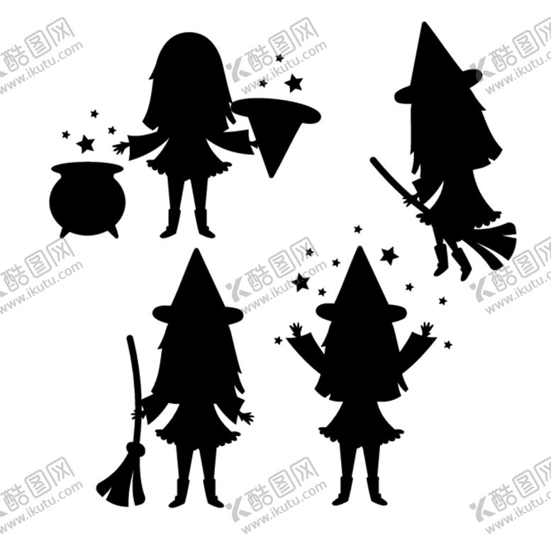 编号：86316512092210211794【酷图网】源文件下载-卡通魔女