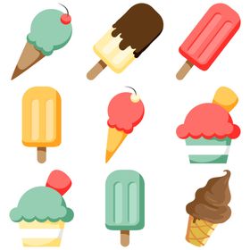卡通冰淇淋
