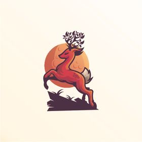 鹿头标志LOGOlogo子logo
