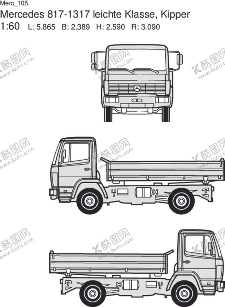 编号：80430003261938197830【酷图网】源文件下载-梅赛德斯工程车
