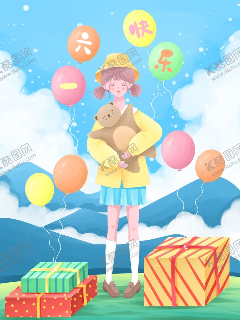编号：75756110251713506746【酷图网】源文件下载-六一海报