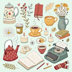 温馨复古的文艺生活场景