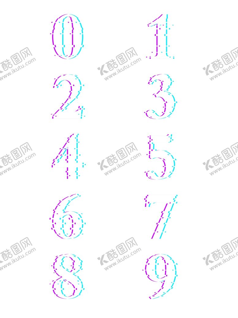 编号：82302605121423315874【酷图网】源文件下载-抖音素材故障风格背景