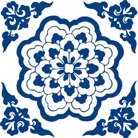 青花瓷图案