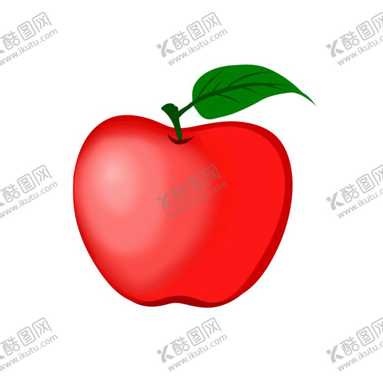编号：68429510020621534762【酷图网】源文件下载-手绘红苹果