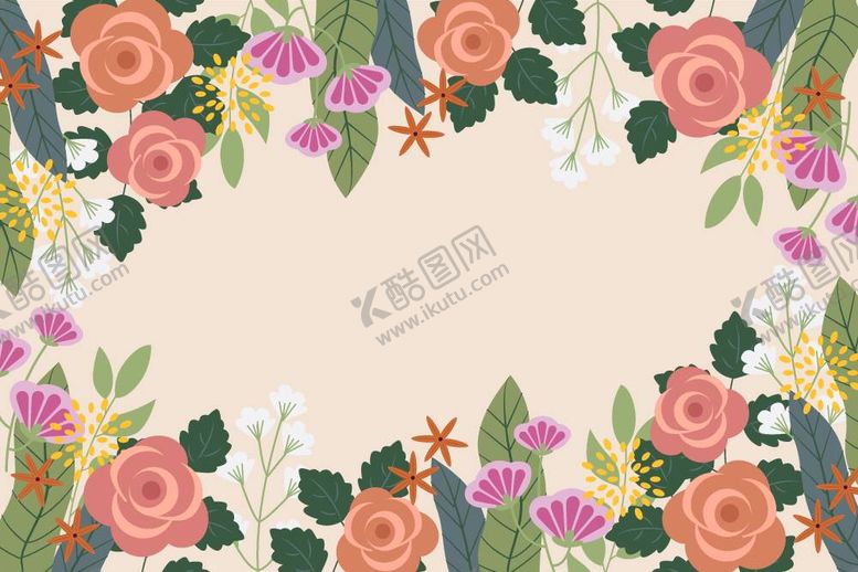 编号：57926912020543178777【酷图网】源文件下载-手绘植物背景