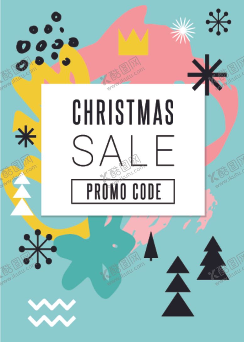 编号：90677309120145579030【酷图网】源文件下载-小清新圣诞节创意海报
