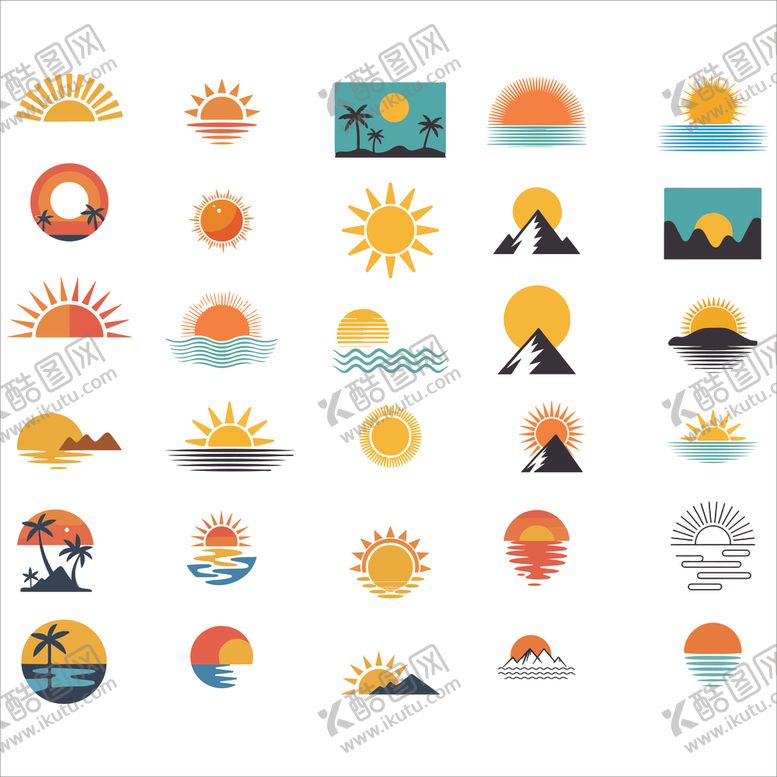 编号：91722404060235305243【酷图网】源文件下载-日出图案