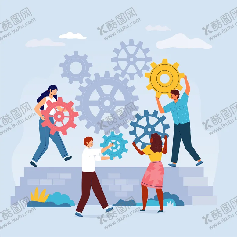 编号：02379809200906118017【酷图网】源文件下载-团队