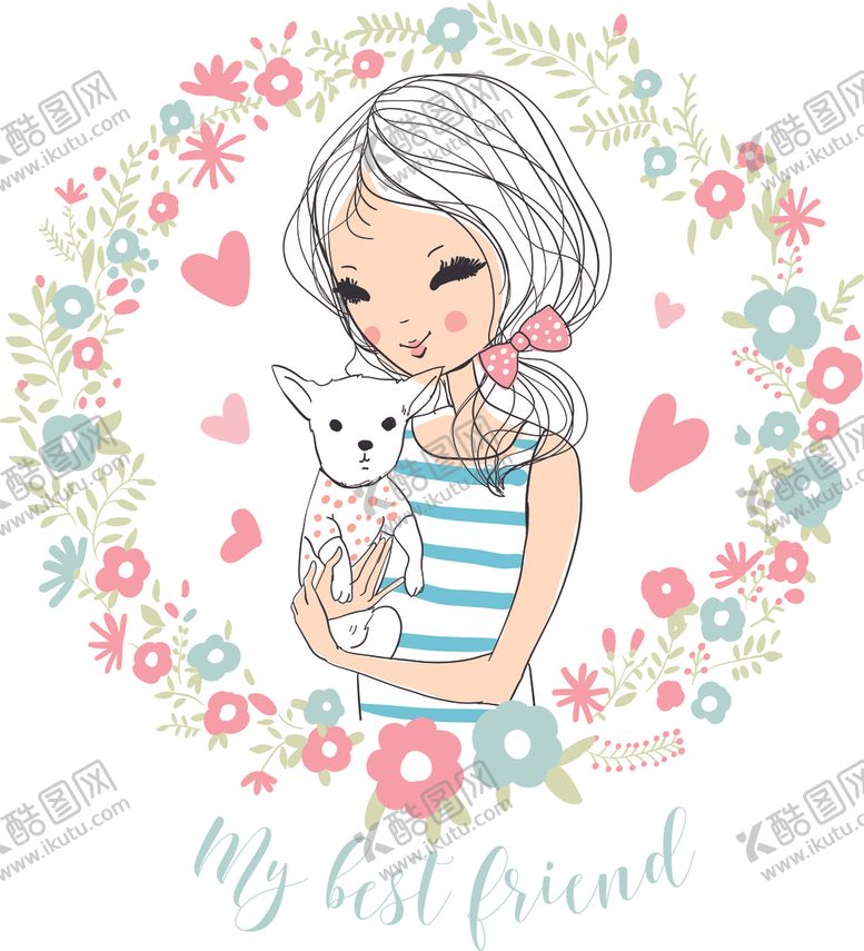 编号：61195610130247042421【酷图网】源文件下载-时尚女孩