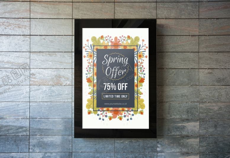 编号：82744309240941523535【酷图网】源文件下载-海报样机