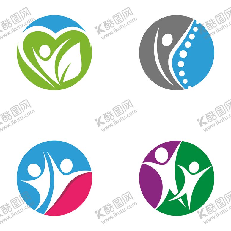 编号：60024703242112294866【酷图网】源文件下载-抽象人物图标