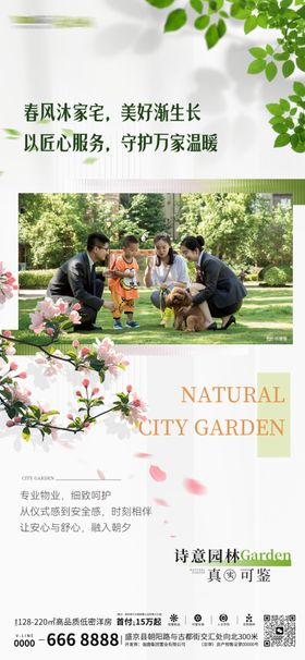 清新自然风绿色画册设计