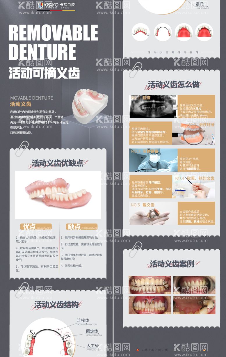 编号：26116311170253282661【酷图网】源文件下载-活动义齿长图