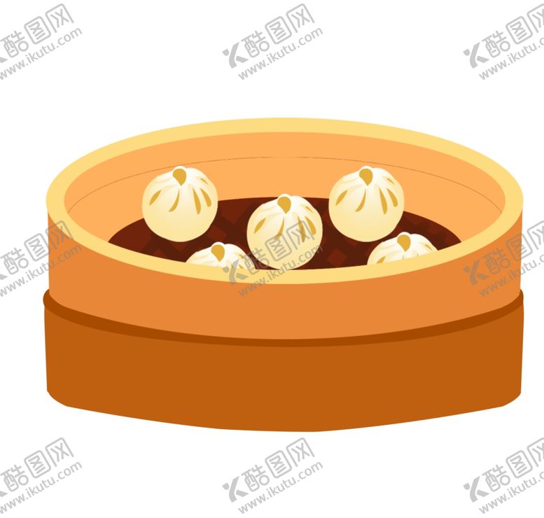 编号：10008705112214346667【酷图网】源文件下载-小笼包插画