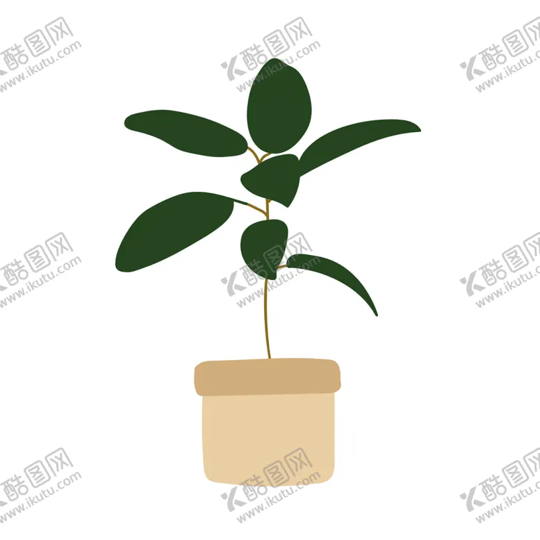 编号：58745706301236308998【酷图网】源文件下载-植物图标图形装饰海报素材