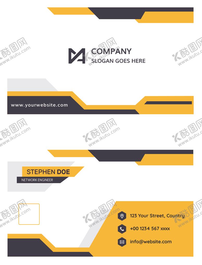 编号：92079909210317049618【酷图网】源文件下载-矢量名片模板