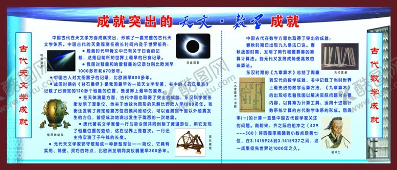 编号：20218006280231432973【酷图网】源文件下载-成就突出的天文数学成就