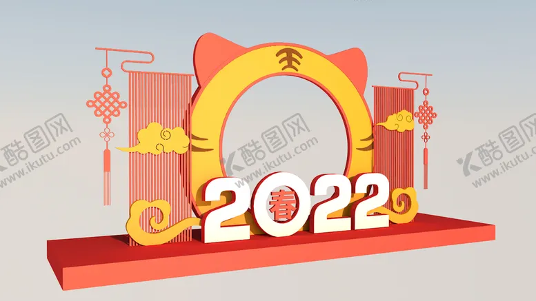 编号：52799501151221598781【酷图网】源文件下载-欢度春节 美陈