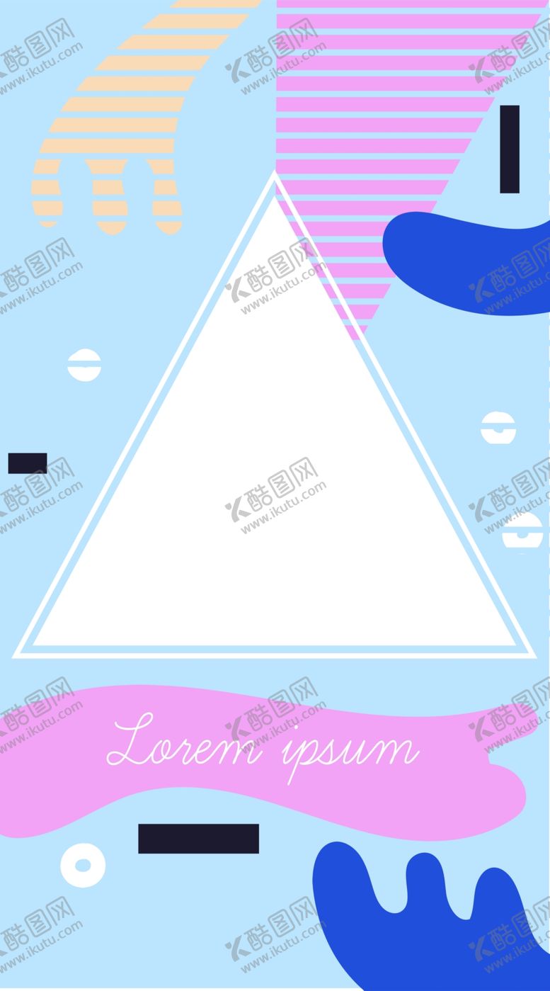 编号：80270305122122521068【酷图网】源文件下载-几何图形海报