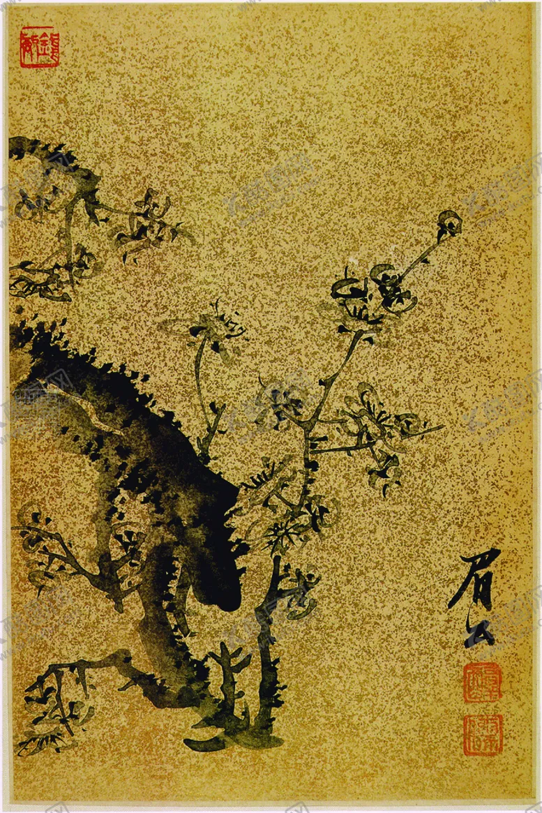 编号：03156709210015241352【酷图网】源文件下载-梅花图  