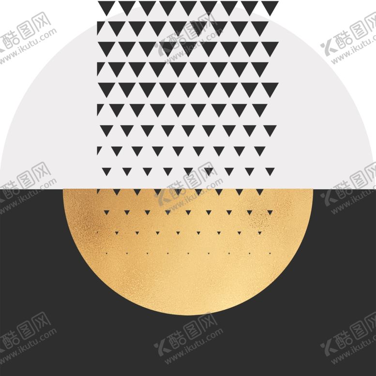 编号：91481901170353218460【酷图网】源文件下载-轻奢几何圆形挂画装饰画