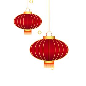 灯笼素材免扣素材插画PNG