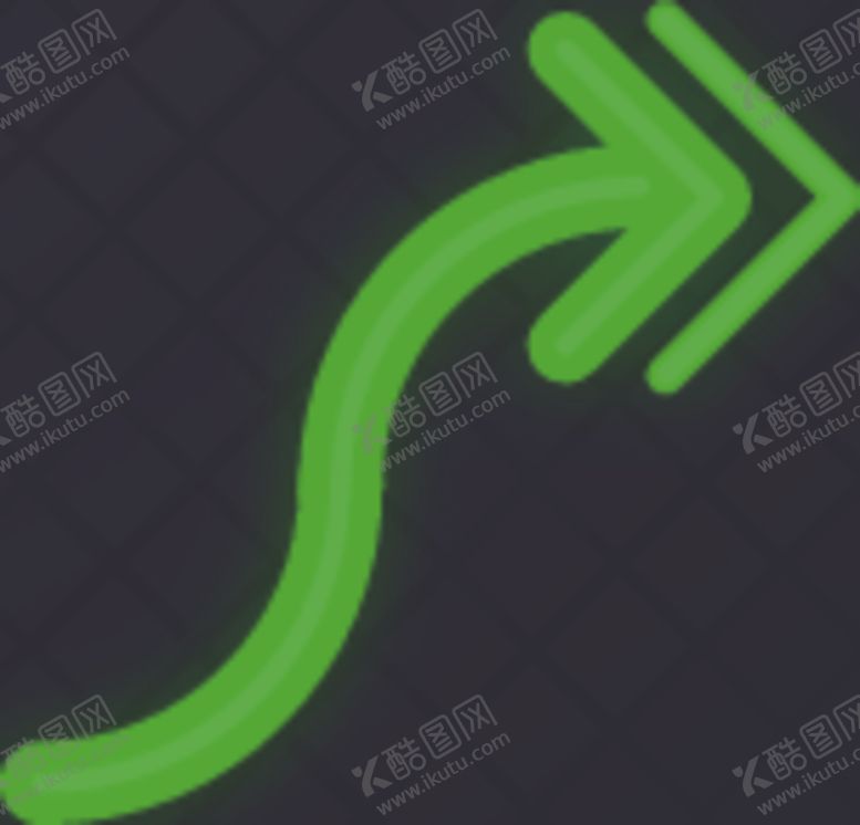 霓虹灯箭头炫彩艺术门印象光绘