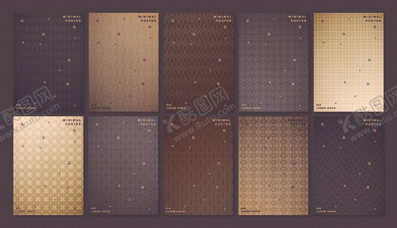 编号：17909810052205041828【酷图网】源文件下载-金色花纹底纹