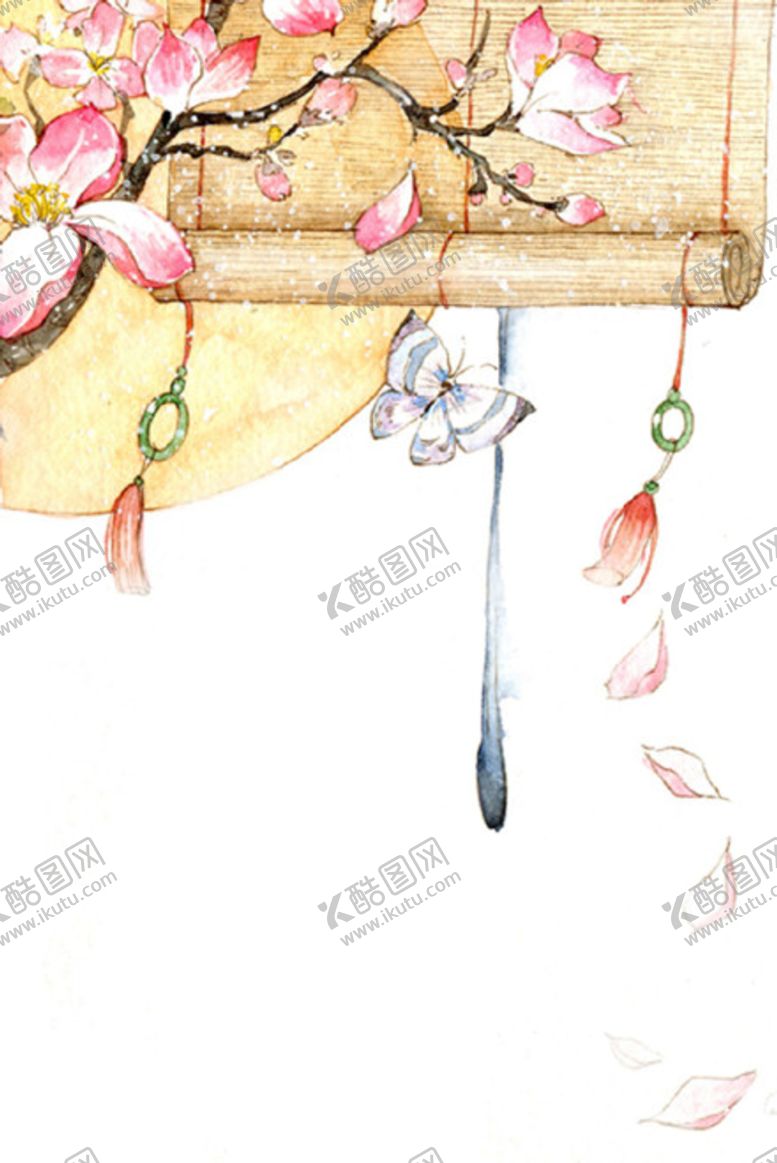 编号：17689309170314222915【酷图网】源文件下载-古风水彩画  