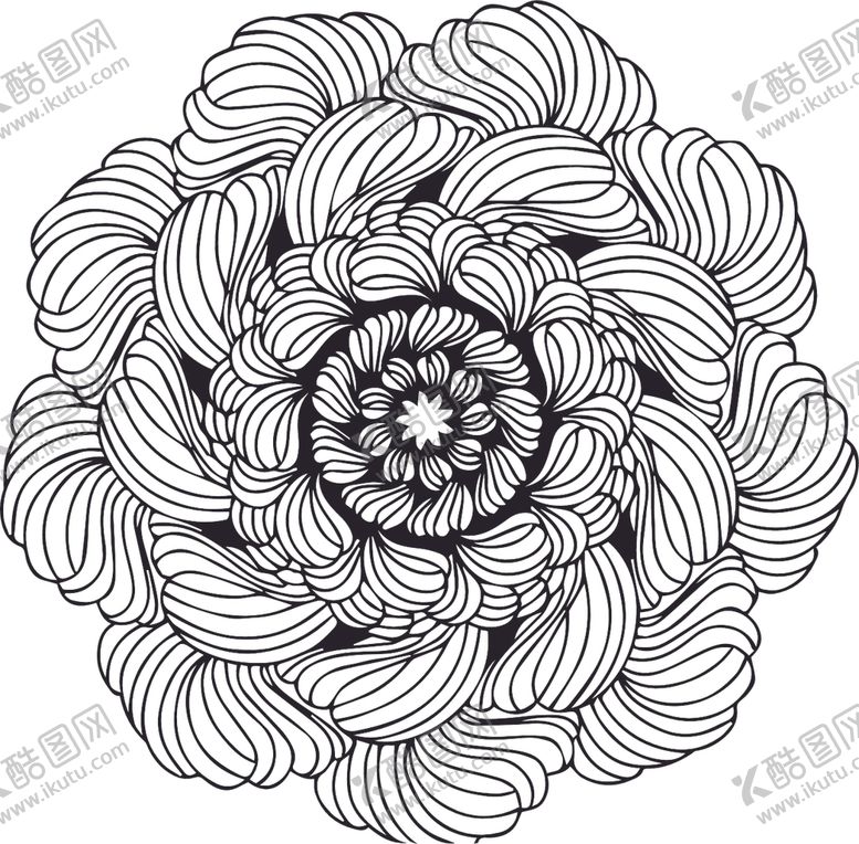 编号：16827109161128377809【酷图网】源文件下载-曼陀罗花纹