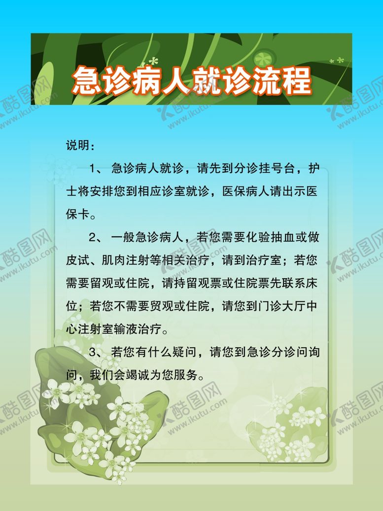 编号：33611402092202237968【酷图网】源文件下载-医院制度牌