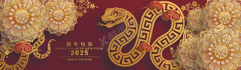 编号：45700902021641345554【酷图网】源文件下载-2025蛇年