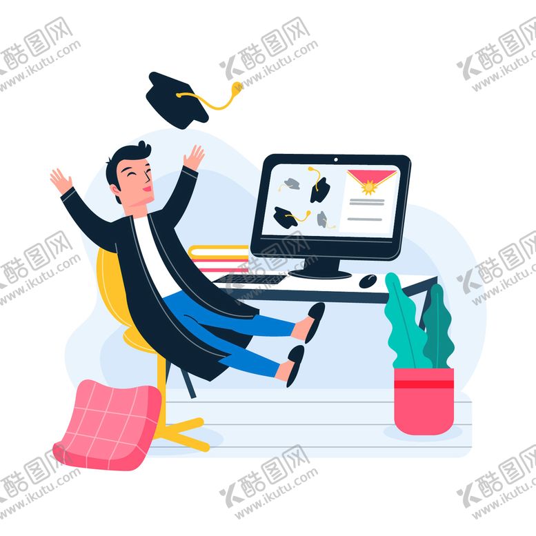 编号：28521401270114269835【酷图网】源文件下载-虚拟毕业典礼 