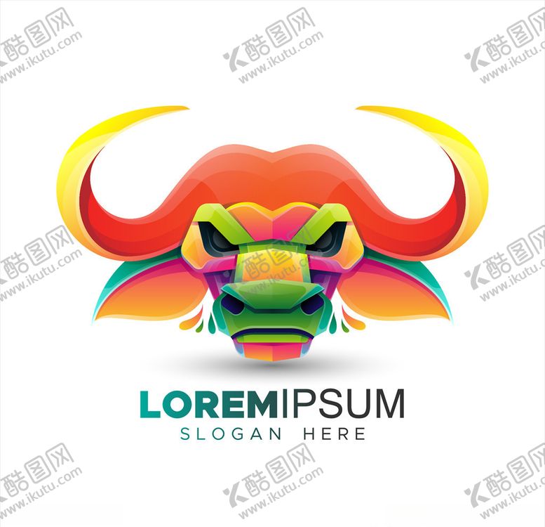 牛头像可爱卡通手绘卡通鸭子小动物动物手绘
