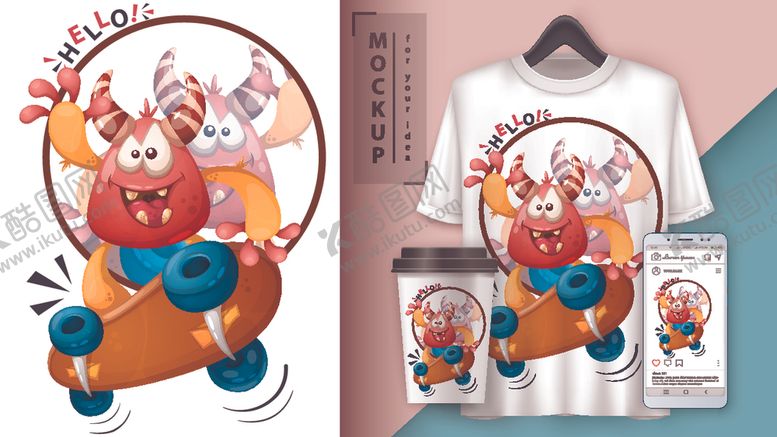 编号：96411511010433217773【酷图网】源文件下载-可爱怪物