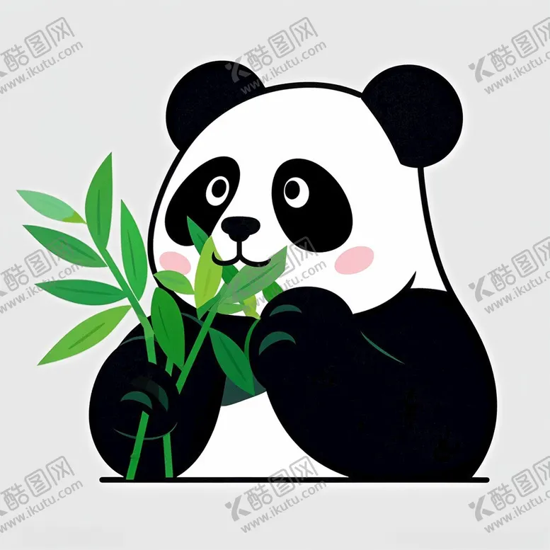 编号：74719102180056127191【酷图网】源文件下载-可爱卡通大熊猫