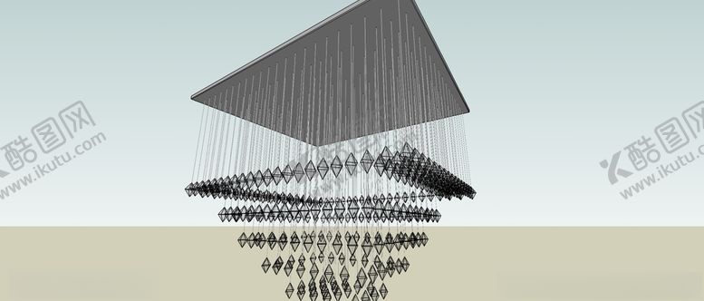 编号：62486909271056233774【酷图网】源文件下载-吊灯skp模型
