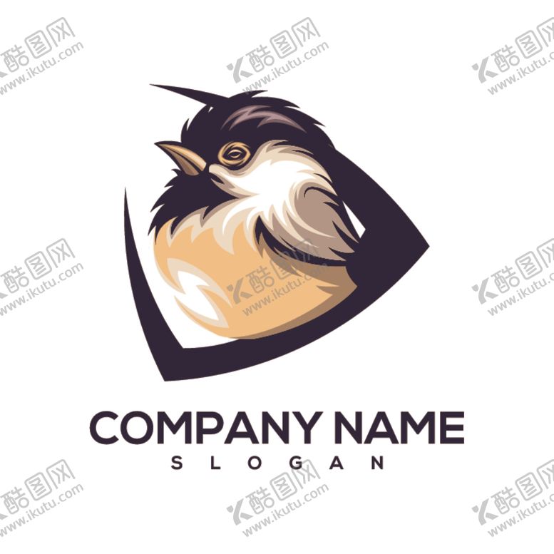 编号：77077710270202559944【酷图网】源文件下载-禽类LOGO标志
